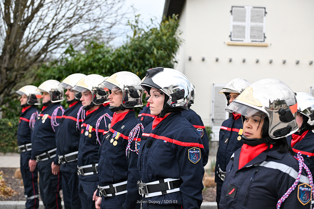Rollat Passation de commandement du CS Saint-Rémy-en-Rollat - SDIS 03