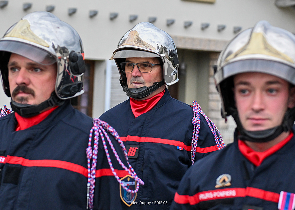 Rollat Passation de commandement du CS Saint-Rémy-en-Rollat - SDIS 03