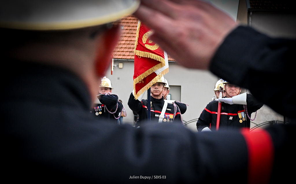 Rollat Passation de commandement du CS Saint-Rémy-en-Rollat - SDIS 03
