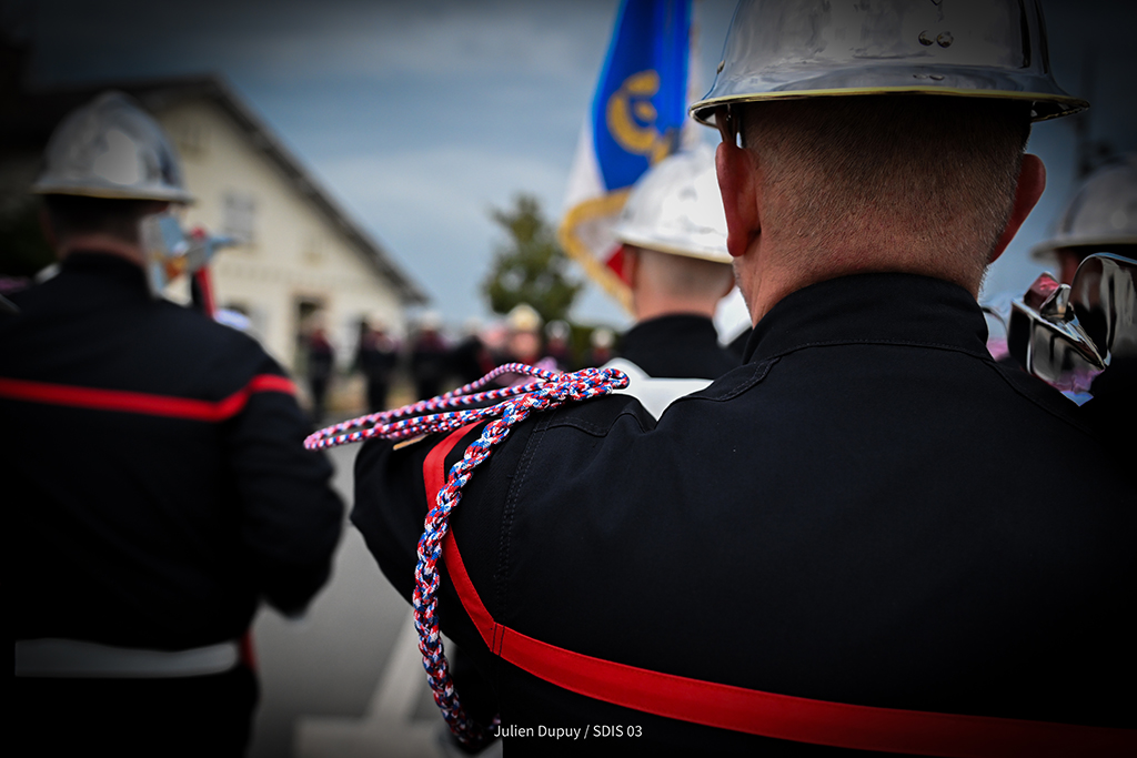 Rollat Passation de commandement du CS Saint-Rémy-en-Rollat - SDIS 03