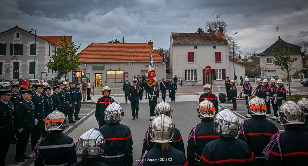Rollat Passation de commandement du CS Saint-Rémy-en-Rollat - SDIS 03