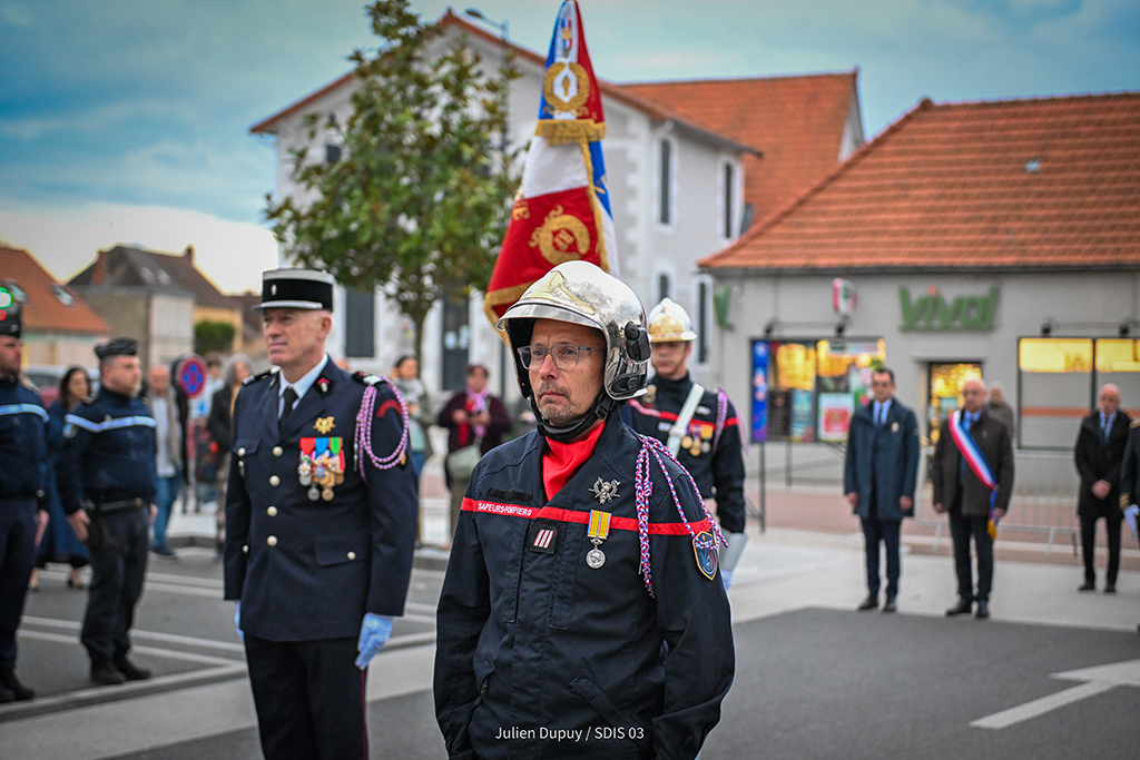 Rollat Passation de commandement du CS Saint-Rémy-en-Rollat - SDIS 03